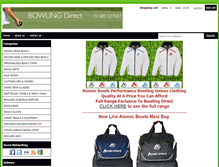 Tablet Screenshot of bowlingdirect.co.uk